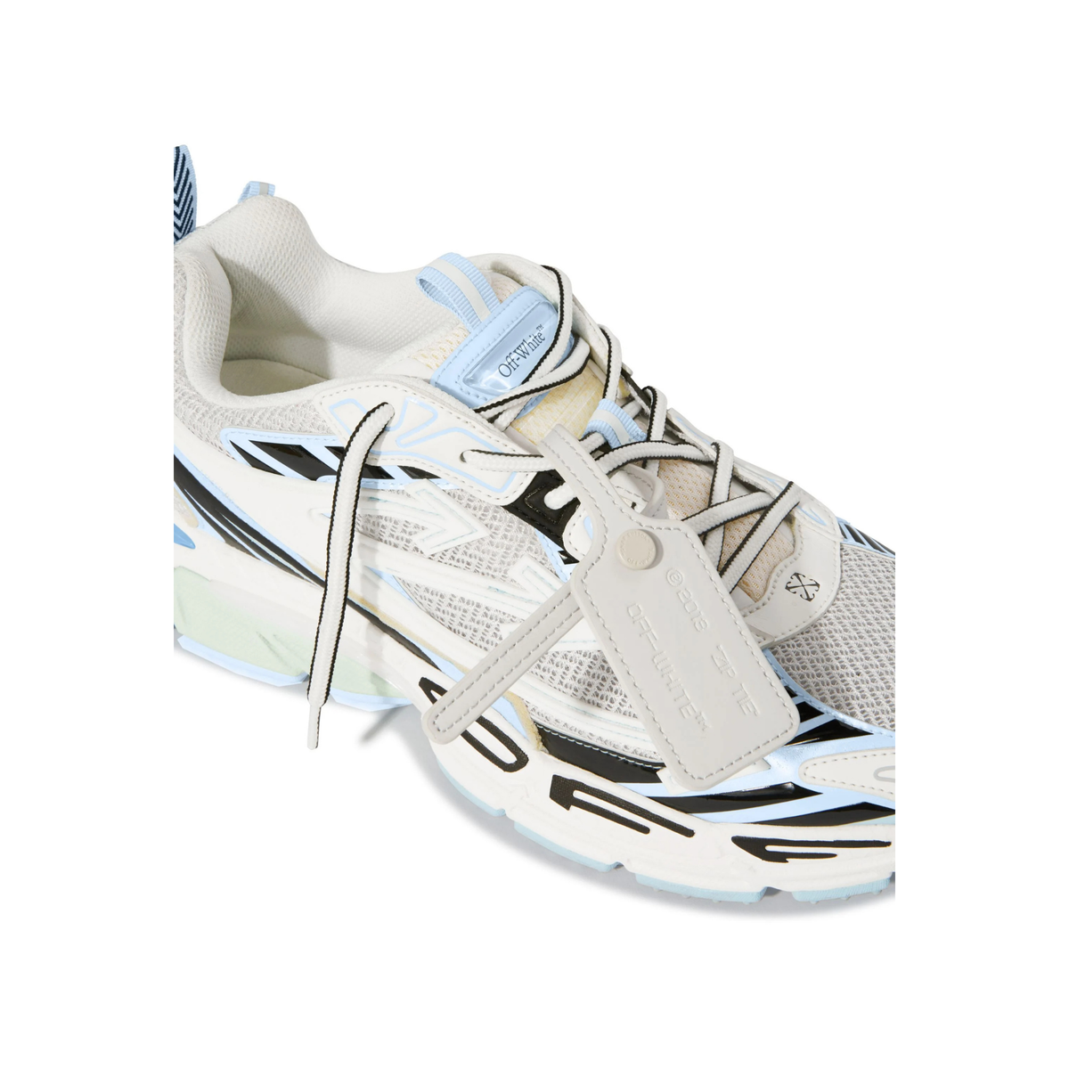 Off-White Be Right Back Sneaker-White/Black/Light Blue