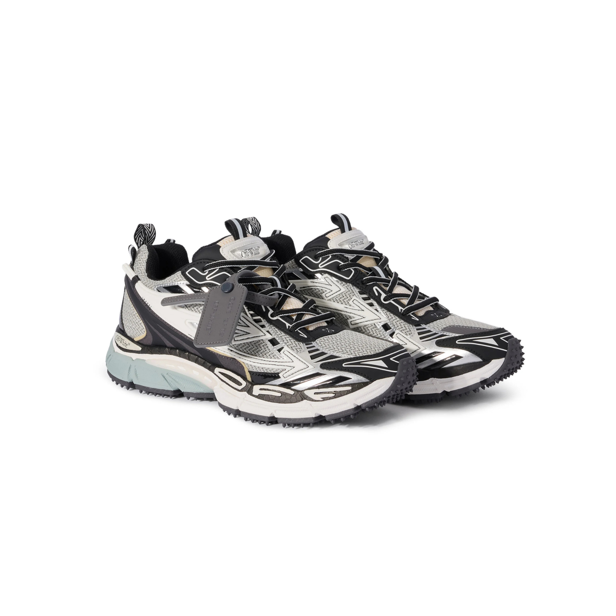 Off-White Be Right Back Grey Black White Sneakers