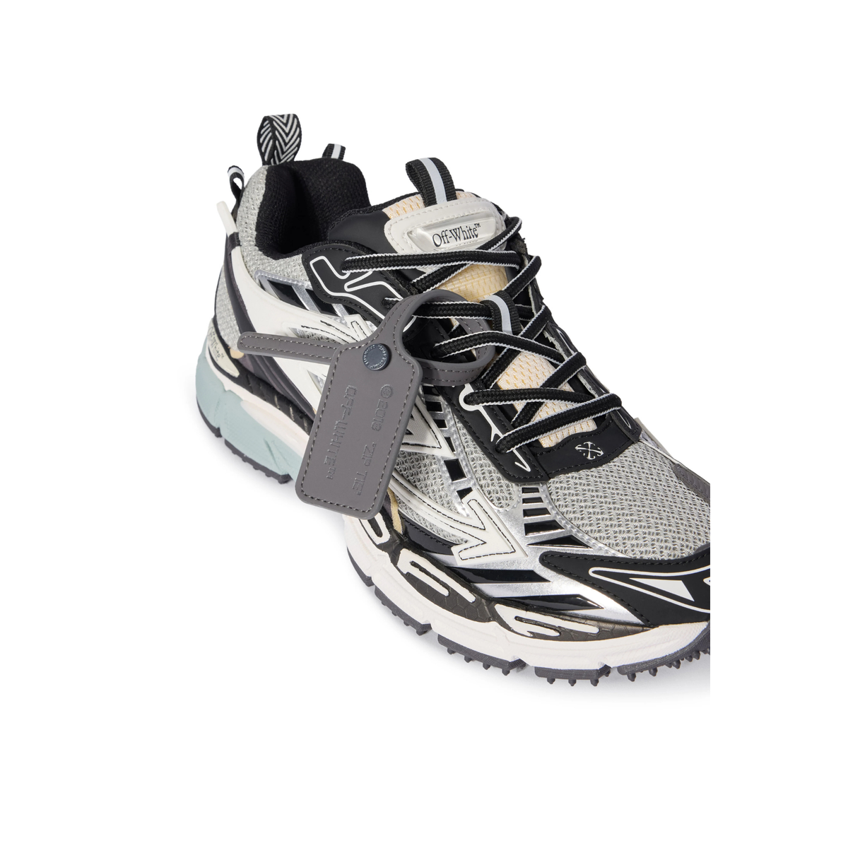 Off-White Be Right Back Grey Black White Sneakers