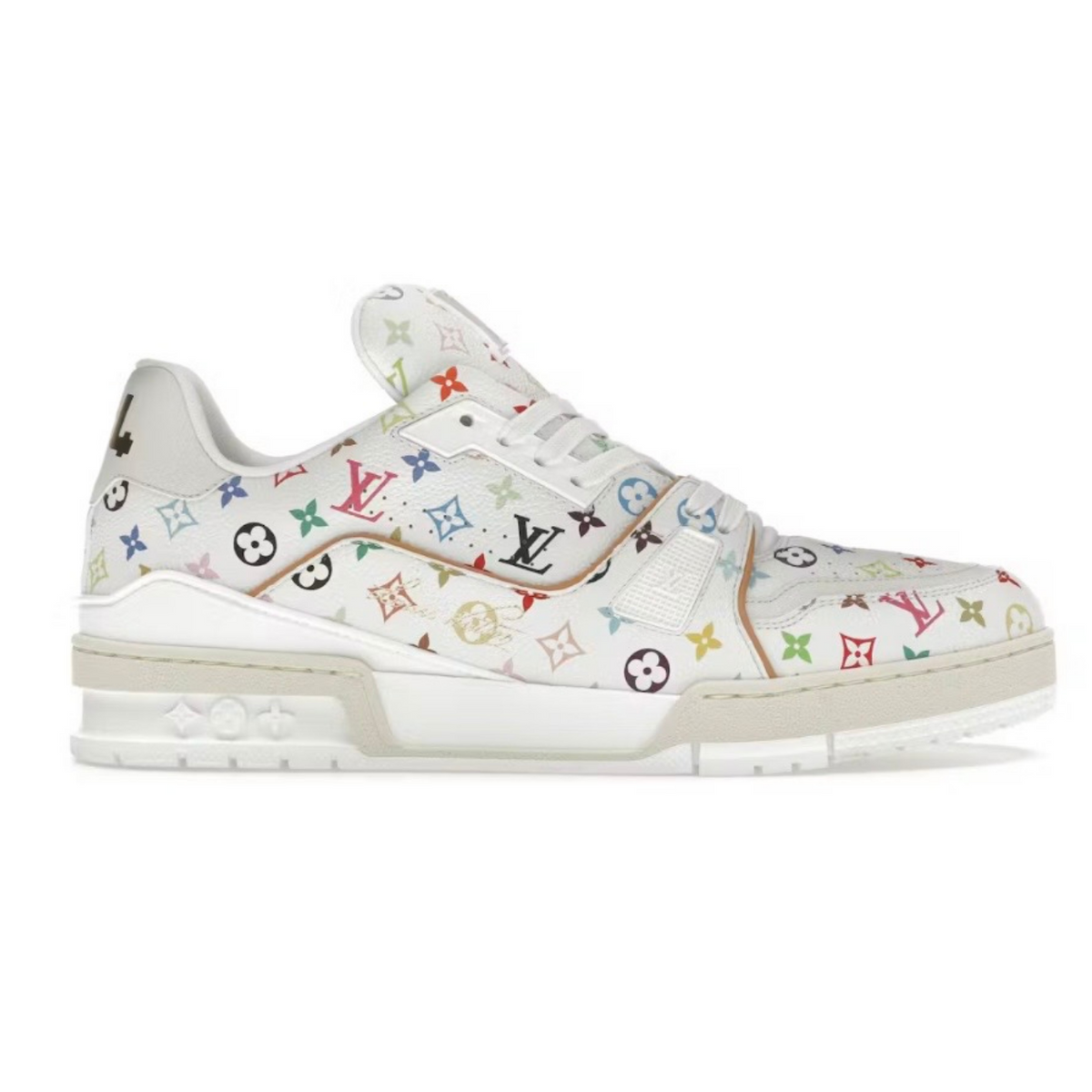 Louis Vuitton LV Trainer White Multicolor Monogram Sneakers