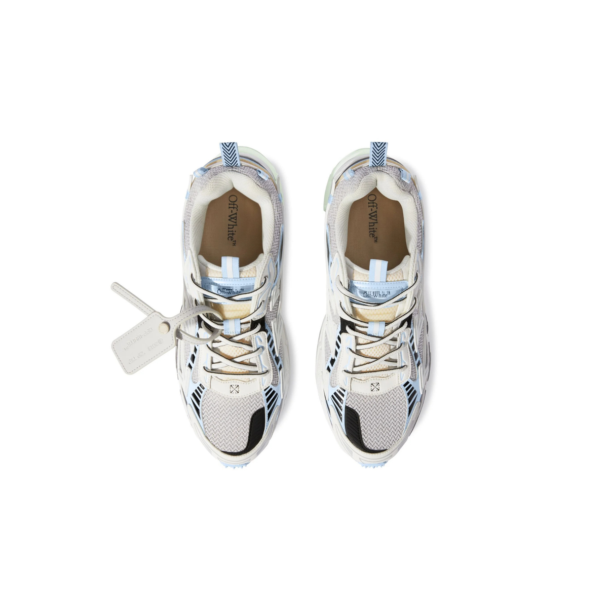 Off-White Be Right Back Sneaker-White/Black/Light Blue